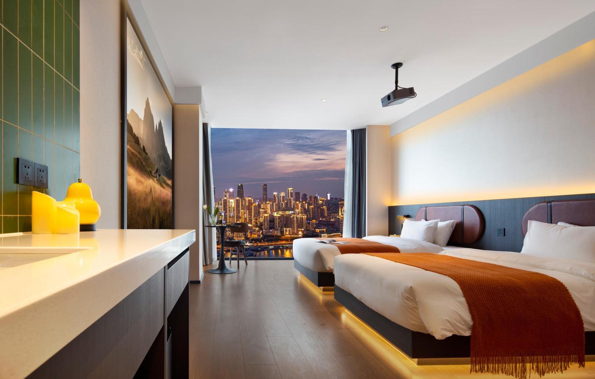 Mcsrh Hotel-Chongqing Jiefangbei Chaotianmen Buitenkant foto